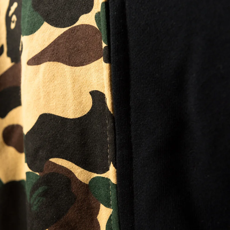 

Bape Sweatshirts Men's Camouflage Matching Thin Teenagers Casual Hooded Coat Harajuku Lounge Wear Streetwear Jacket