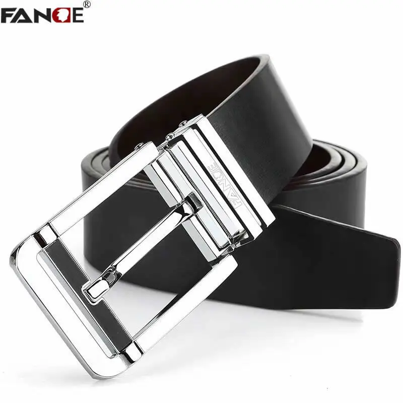 Ремень FANGE FG4602BA мужской кожаный модный дизайнерский пояс с классической пряжкой