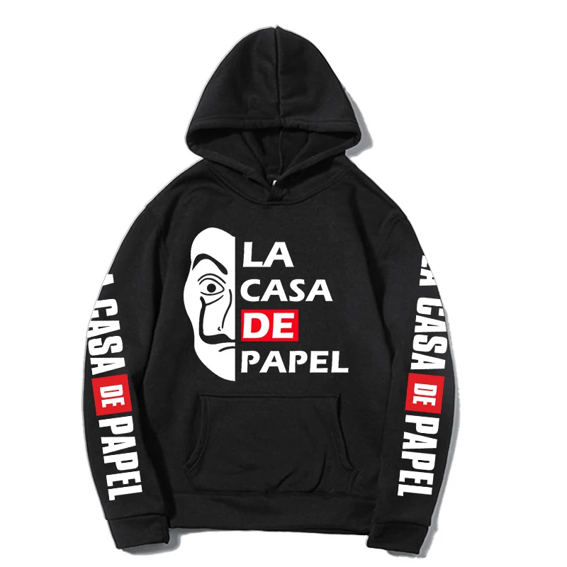 

Hoodies La Casa De Papel Harajuku Casual Streetwear Graphic Sweatshirts Unisex
