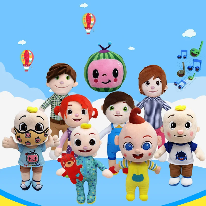 JJ Cocomelon игрушки звуковая кукла плюшевая Поющая детская игрушка для мальчиков