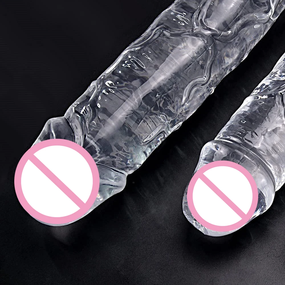 Фаллоимитатор XXL мягкий и реалистичный фаллоимитатор для начинающих прозрачный