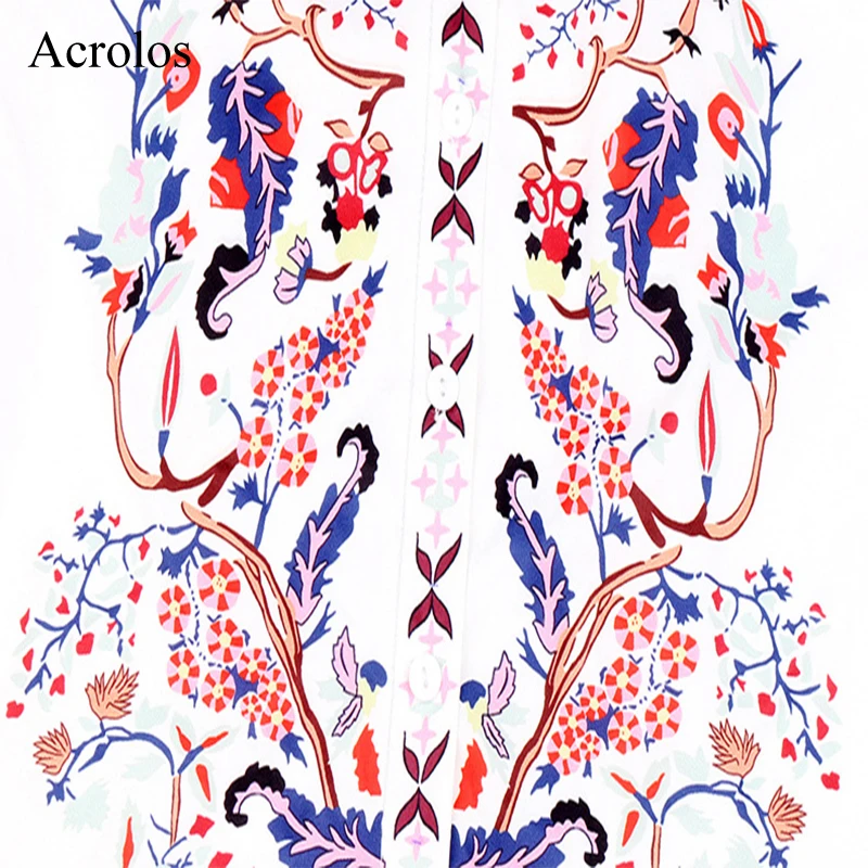 

Bohemian Women Top Vintage Floral Printed Women's Blouse 2020 Casual Women Boho Blouses V Neck Long Sleeve Plus Size