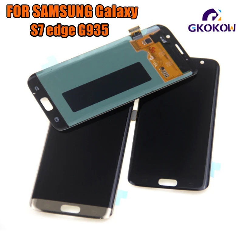 Бесплатная доставка 5 ''сменный ЖК дисплей для SAMSUNG S7 Edge Pantalla G935 G935F запасные