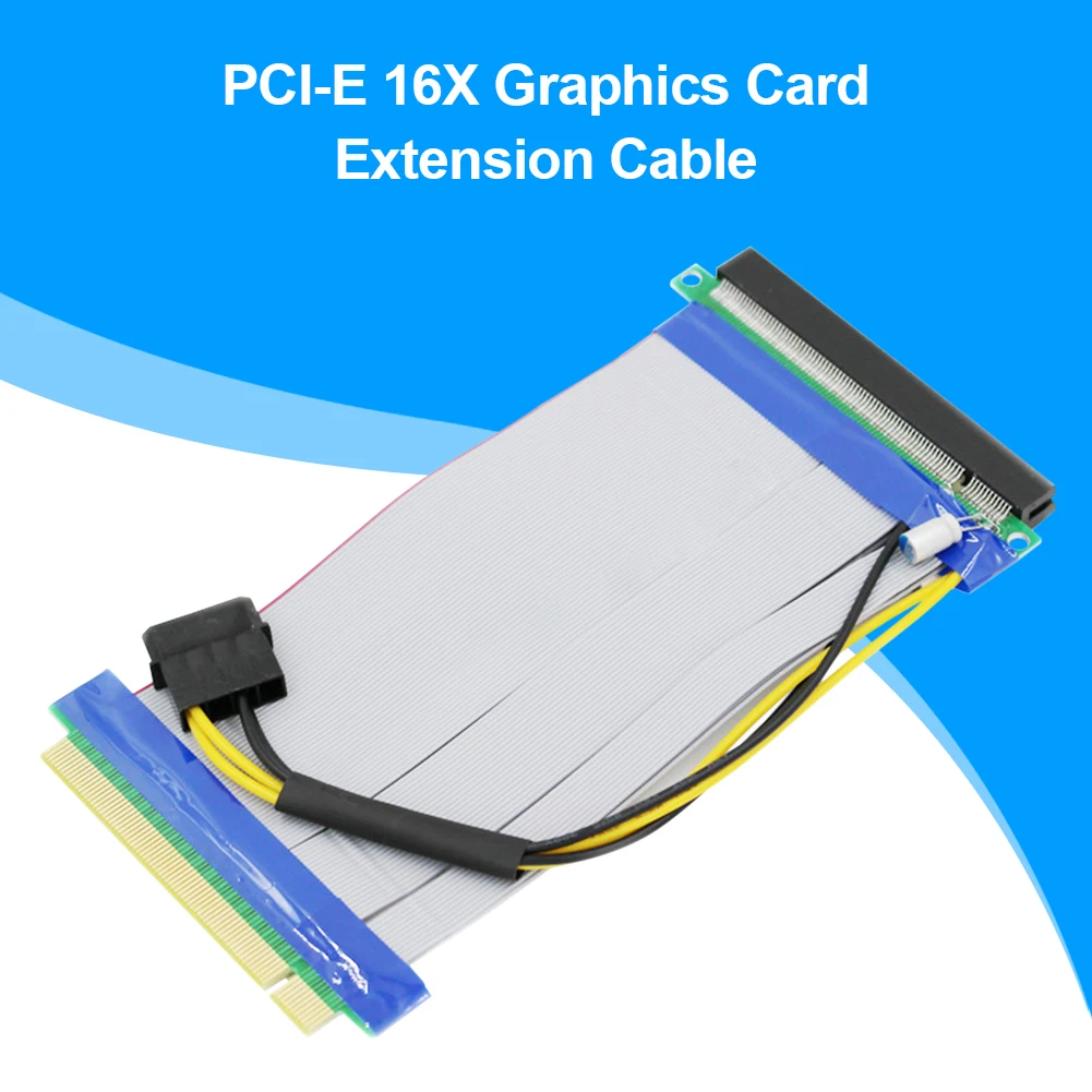 PCIe 16X PCI Express PCI-E до Райзер-расширитель адаптер расширения карты УДЛИНИТЕЛЬ шнур