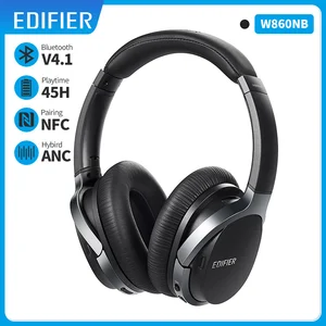 EDIFIER W860NB Bluetooth Headphones ANC Touch control Support NFC pairing and aptX audio decoding Smart Touch wireless earphone