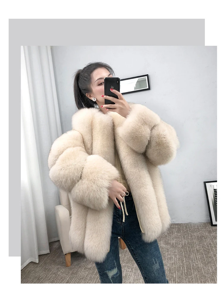 ZDFURS* натуральный мех, Лисий мех, шуба, дизайнерское, для девушек, зимнее, действительно Лисий мех, шуба, съемный, натуральный мех, шуба, Женская