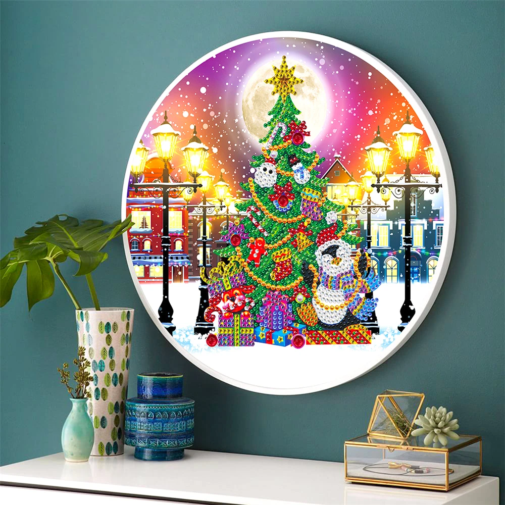 

Special Shaped Diamond Painting Santa Claus 5d Diy Diamond Embroidery Framed Art Kit Decoration Home Gift