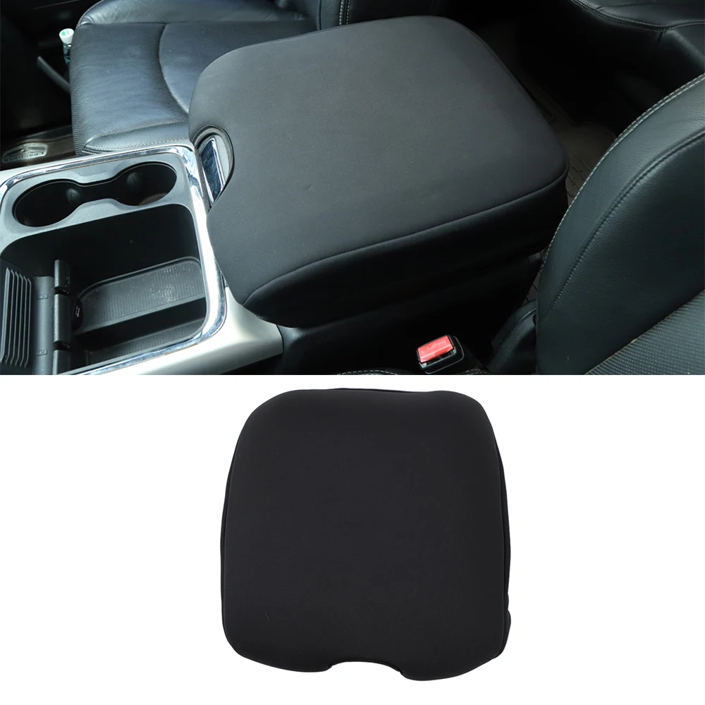 

For Dodge RAM 2010 2011 2012 2013 2014 2015 2016 2017 Car Armrest Box Cover Center Console Armrest Pad Interior Accessory Black