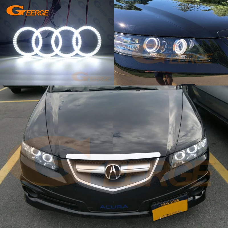 Для Acura TL 2007 2008 отличный ультра яркий SMD светодиодный комплект колец ангельские