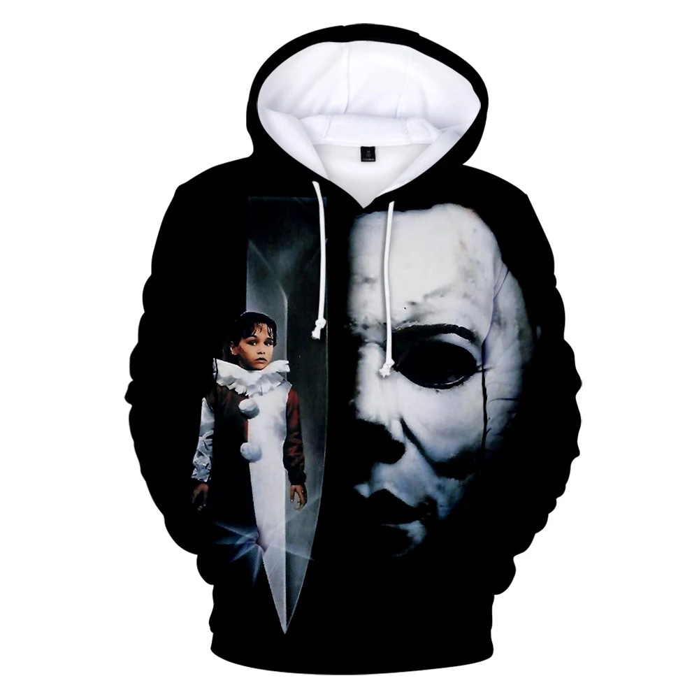 

Cool Michael Myers 3D Hoodies Sweatshirt New Hooded Men/women halloween Cosplay Boys Autumn Fashion Clothing
