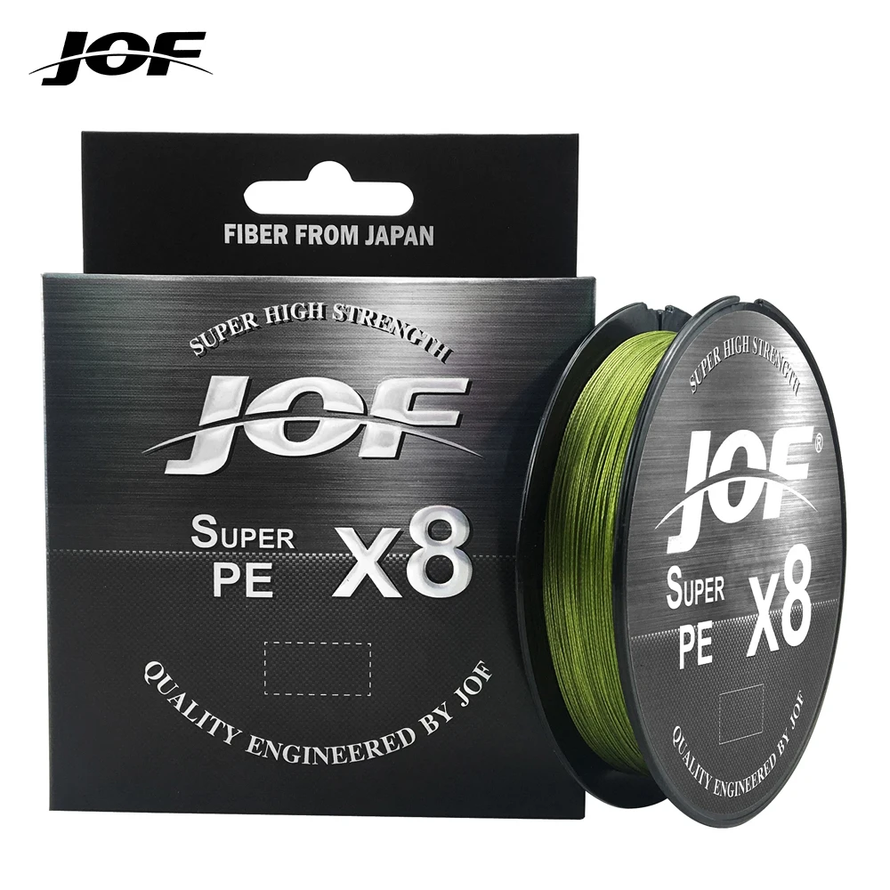 JOF 8 strands супер прочная леска 150 м 300 500 рыболовные принадлежности плетеный шнур для