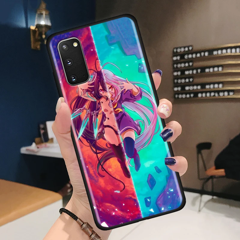 

No Game No Life Phone Case for Samsung S10 S20 Plus 5G S20 Uitra S8 S9 Plus S7 Edge S20 FE 5G Silicone Cover Shell