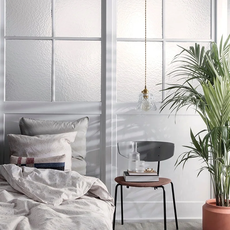 Лофт подвесные промышленные лампы Современная хрустальная люстра из стекла для