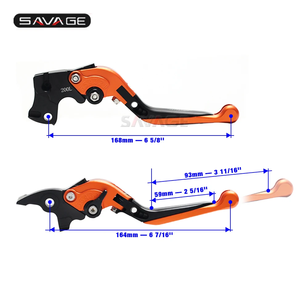 

Brake Clutch Levers For DUKE 125 200 250 390 2012-2020 2018 2019 Motorcycle Accessorie Adjustable Folding Extendable Lever
