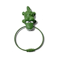 kawaii animal keychain girl boy couple 3d shark dog lion pendant steel wire key ring bag car lanyard cute jewelry accessory gift