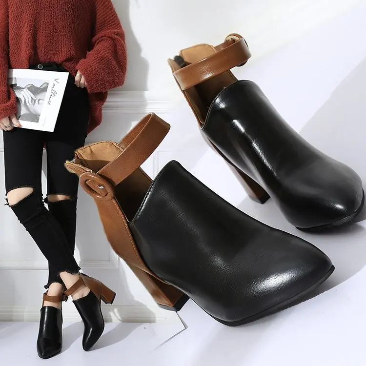 

Nice Autumn Winter Pop Snow Boots Ladies Pointed Toe high-heeled women's Boots Women Shoes Nj98