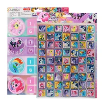 hasbro toy my little pony sticker disnei princess frozens stickers cute toys gifts for kids 63 stickers a set