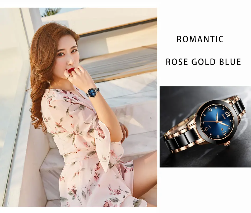 SUNKTA Fashion Women Watches Rose Gold Ladies Bracelet Watches Reloj Mujer 2019New Creative Waterproof Quartz Watches For Women
