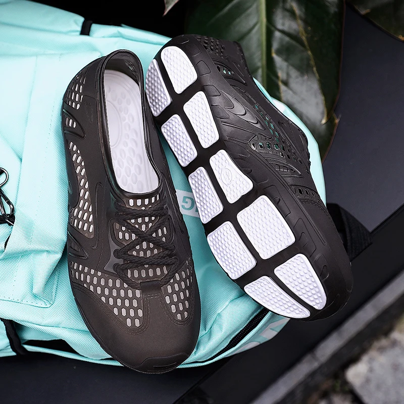 RUIFF 2019 Летняя мужская обувь болотная для плавания с полой пяткой отверстиями