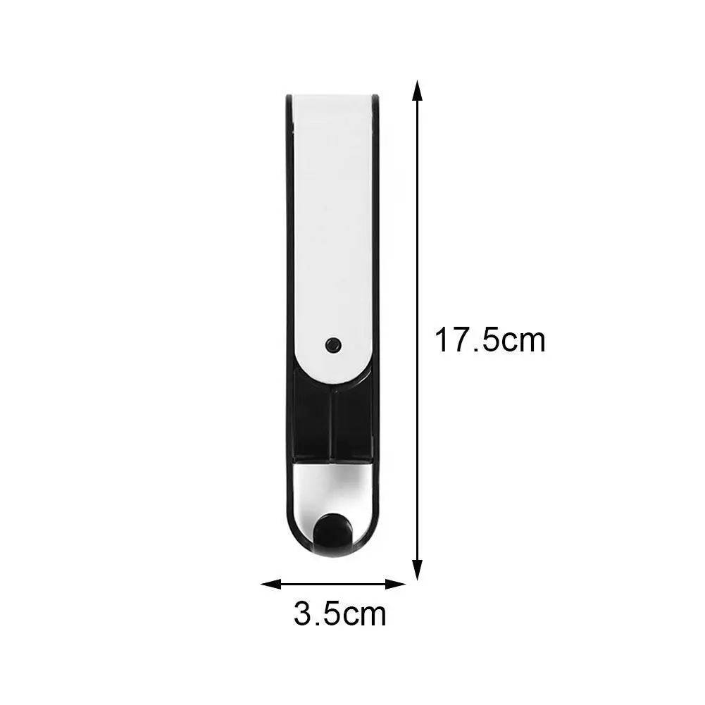 

Punch-free Toilet Hook Rack Save Space Folding Environmentally Hook Bedroom Bathroom Toilet Hanger Hanger Hanging Wall Row K2A0
