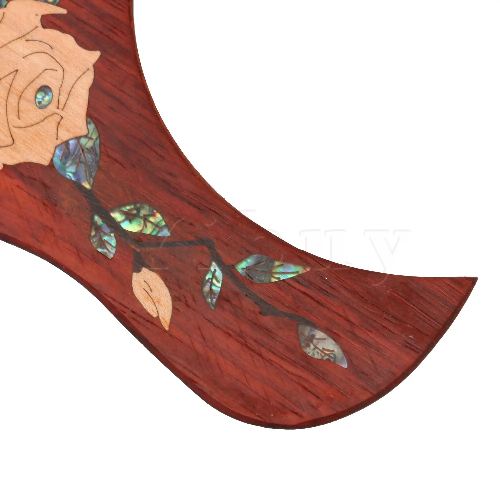 Yibuy Пион шаблон двусторонний клей дерево гитара маркер|Детали и аксессуары для