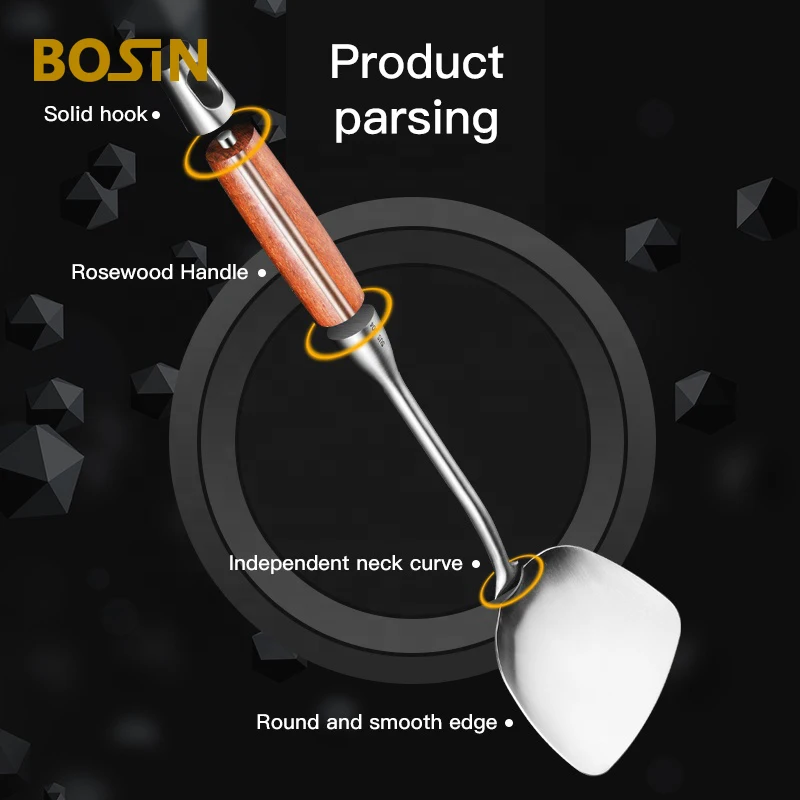 Кухонная лопатка посуда из нержавеющей стали 304 ложка половник технические