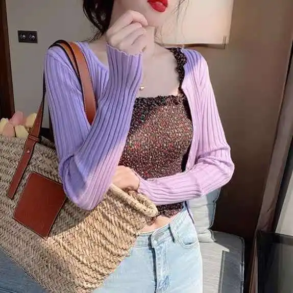 Fall 2021 Women Clothing Oversize Womens Sweaters Autumn Vintage Loose Winter Sweater Knitted Cardigan Knit Button Maxi | Женская одежда