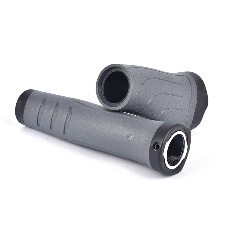 

2pcs Ergonomic Bicycle Grips Handlebar TPR Rubber Casing Sheath Tone Non-slip MTB Cycling Hand Rest Shock Absorption Bar End