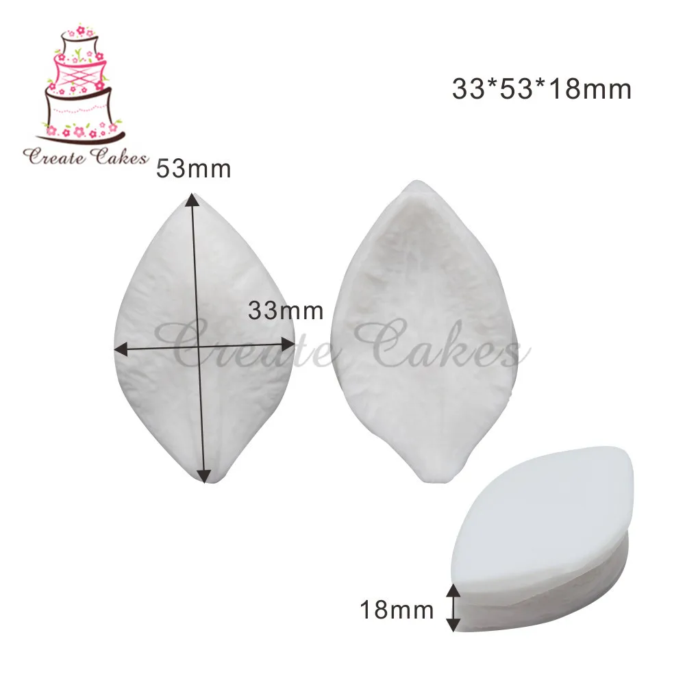 2 шт./компл. Клематисы сахара в виде лепестков силиконовая форма для жилкования