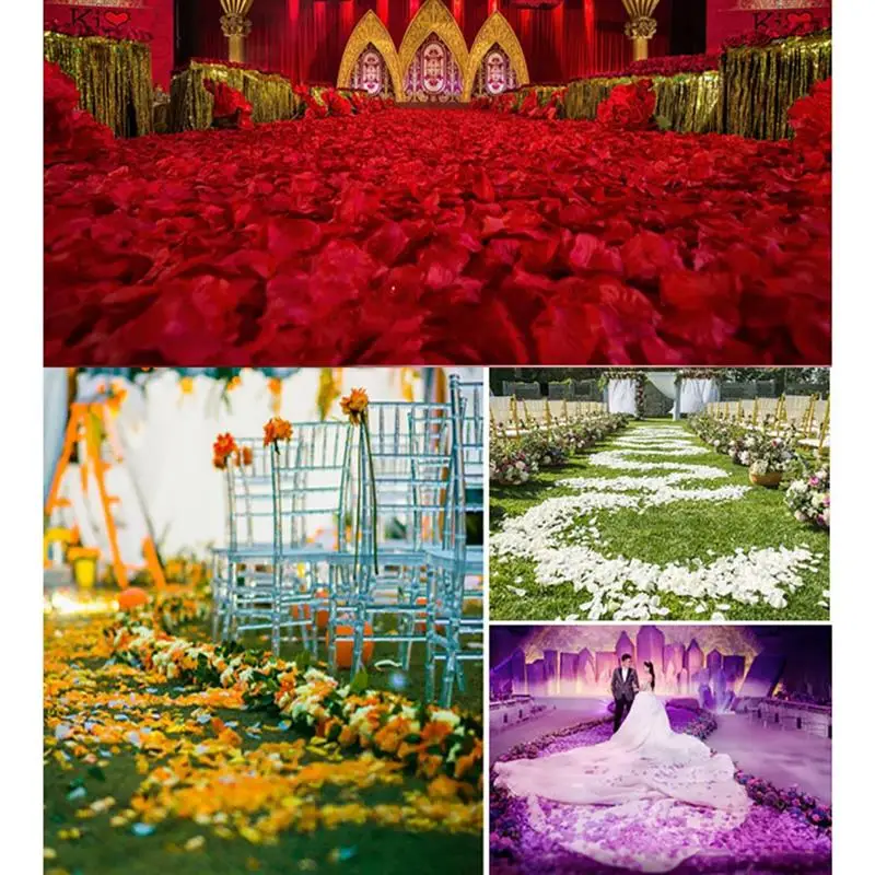 2019 Новинка 1000 шт./лот Искусственные цветы полиэстер для вечерние ринки фестиваля