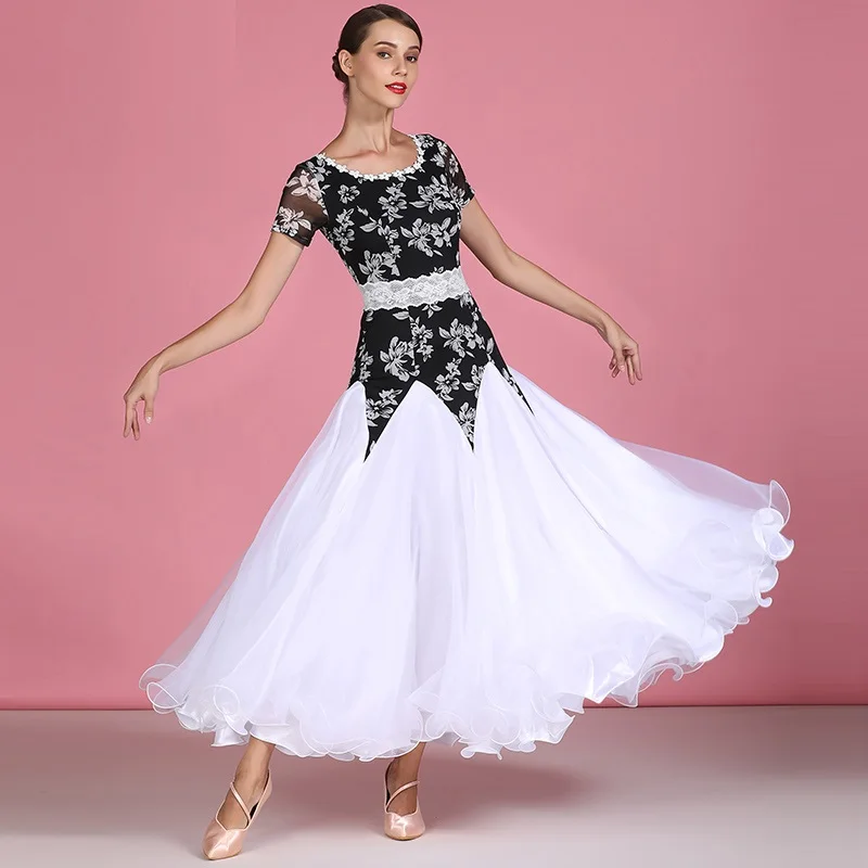 Платье для бальных танцев длинное платье костюмы танго испанское фламенко