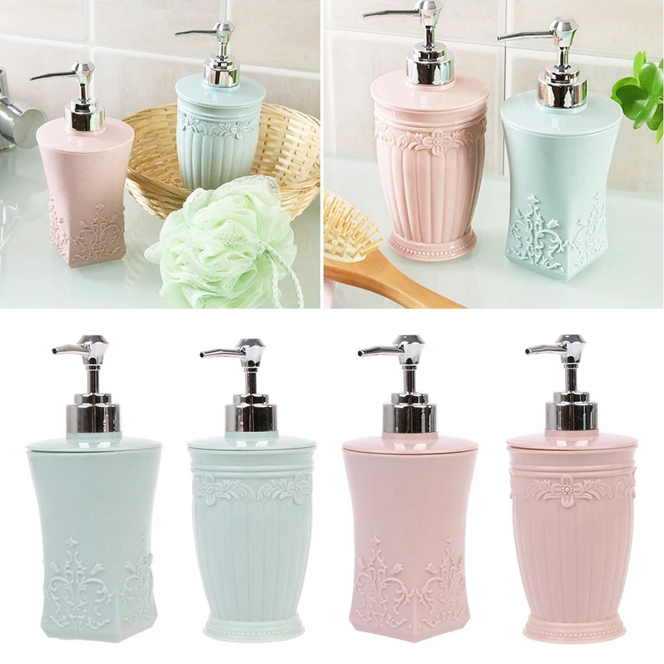 Диспенсер для жидкого мыла 400 мл шампунь лосьона вырезанные стандартные бутылки