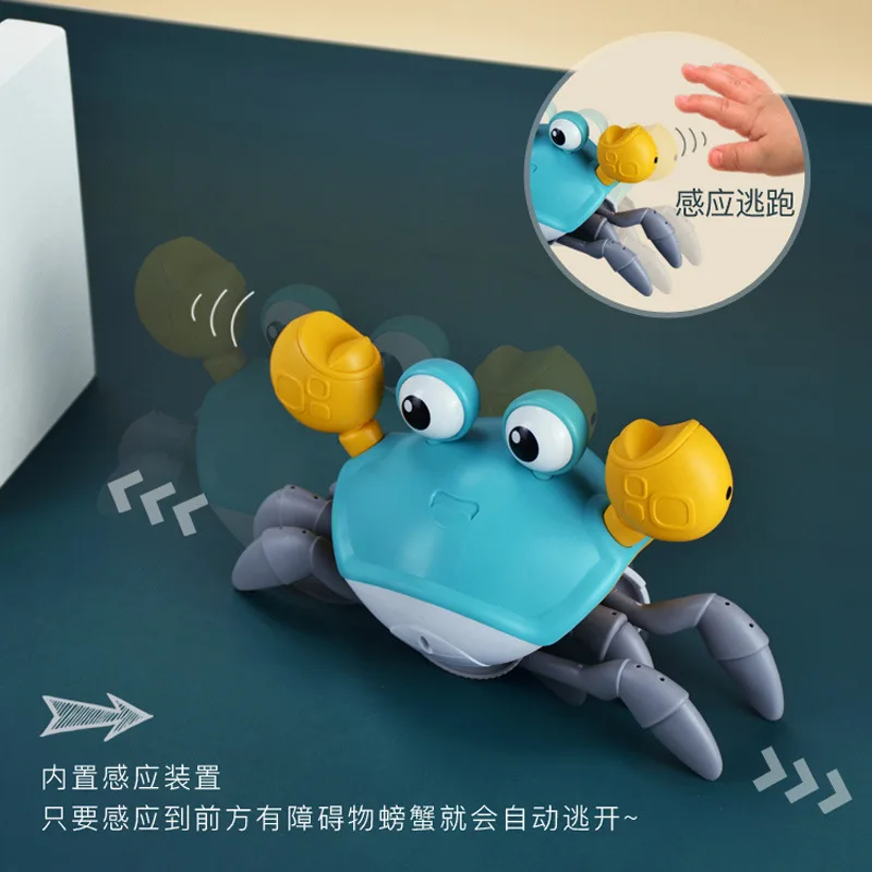 

Electric Crab Wind Up Toy Float In Water Kid Toys Classic Clockwork Toys Summer Beach Sand Shower Bath Toy For Children 2021