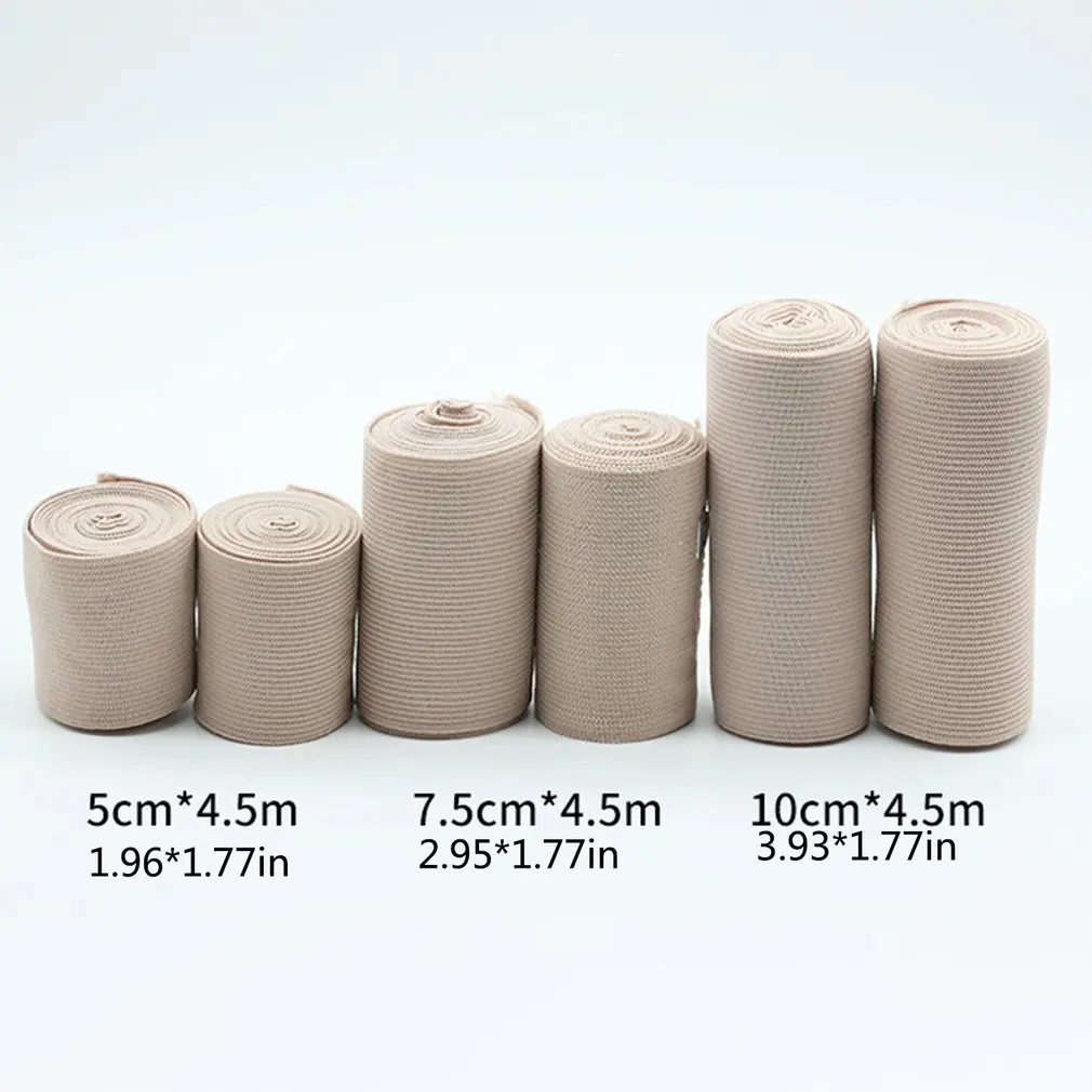 

1 Roll High Elastic Bandage Wound Dressing Emergency Muscle Tape For First Aid Kits Accessories Outdoor Sports Sprain Treatment