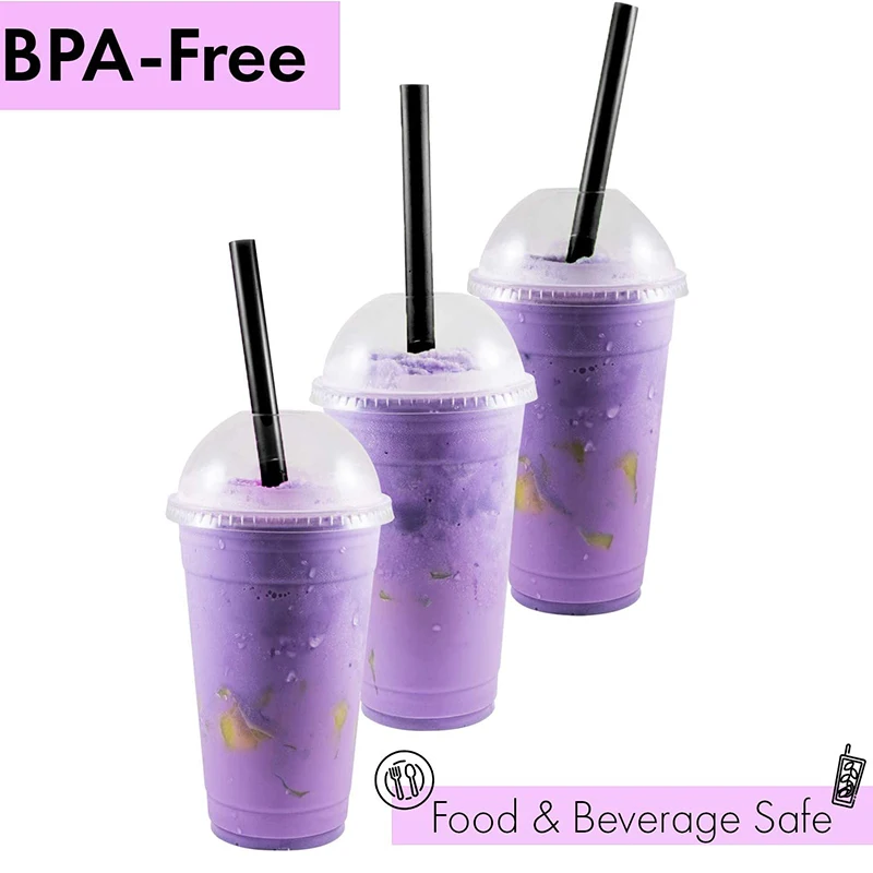 Пластиковые соломинки без бисфенола А молочный коктейль широкая одноразовая