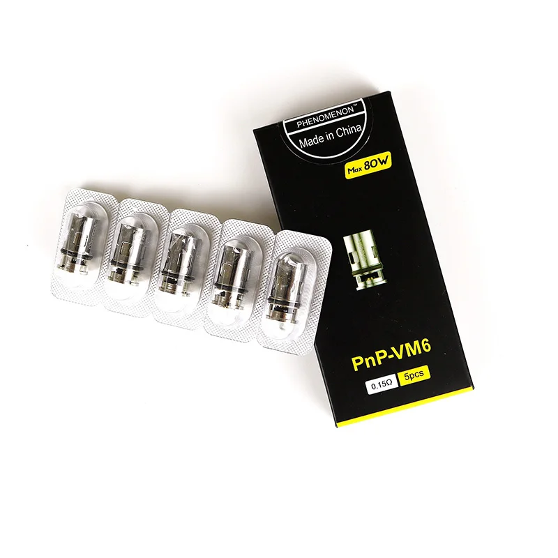 Pnp испаритель Drag X Катушки VM1/VM5/VM6 0 2/0 3/Ом сменная катушка для X/S VINCI R/X наборы вейпа
