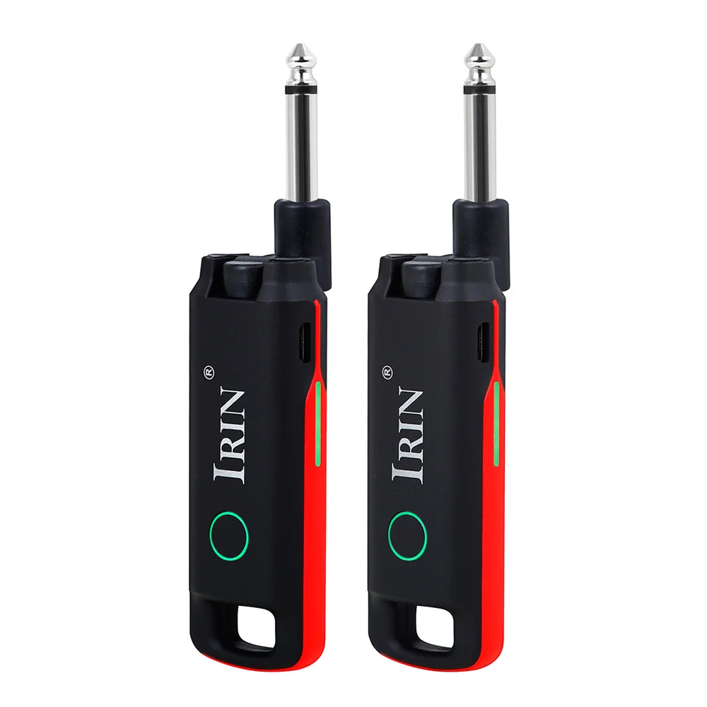 ИРИН Беспроводной гитары Системы UHF гитарный приемник-передатчик Перезаряжаемые