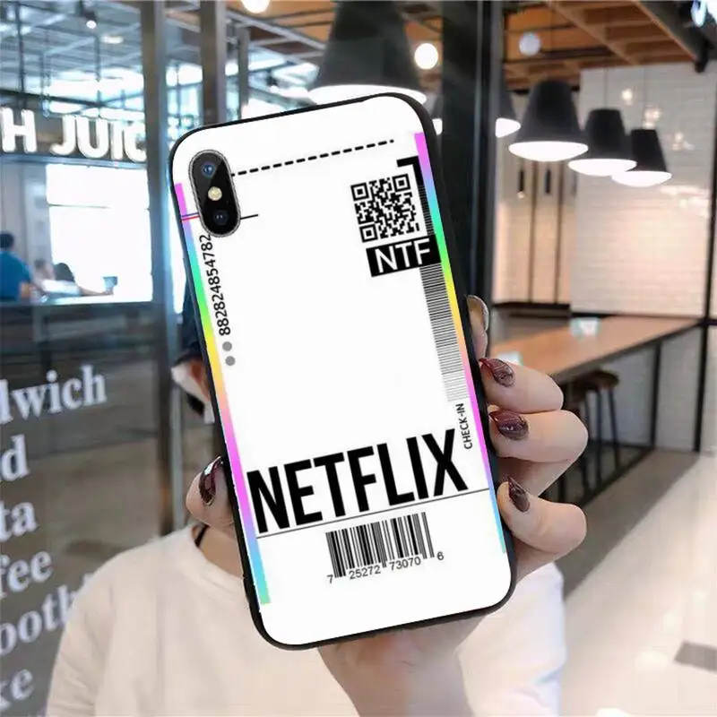

Fashion ins Flag Bar code Label ticket Phone Cases for iPhone 11 12 pro XS MAX 8 7 6 6S Plus X 5S SE 2020 mini