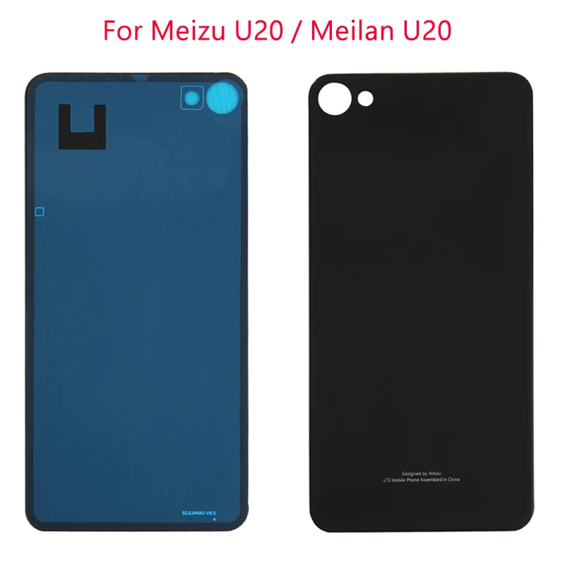5," корпус двери чехол для Meizu U20 стекло задняя крышка батареи Замена с клейкой наклейкой