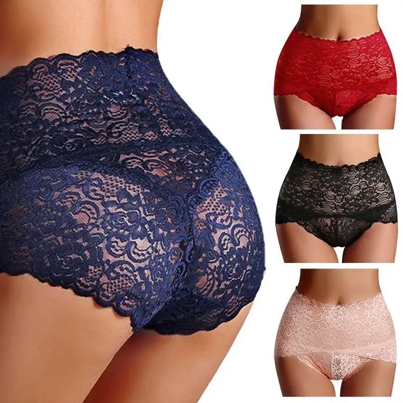 Новинка 2020 женские сексуальные трусики танга с высокой талией кружевные