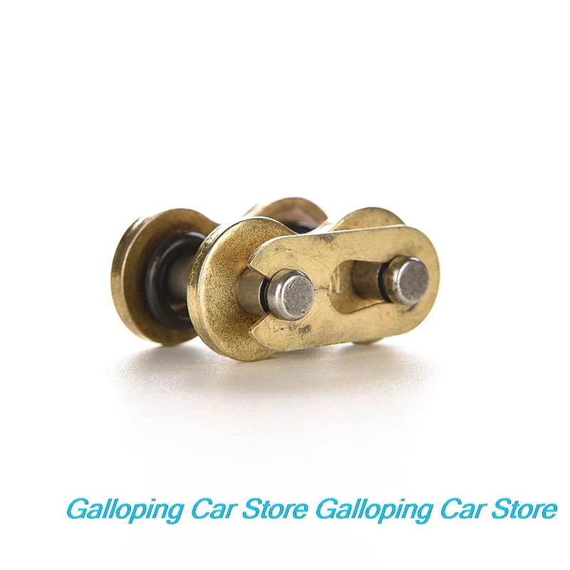 Сверхмощная цепь 520H мотоцикл Байк золотые соединительные звенья с