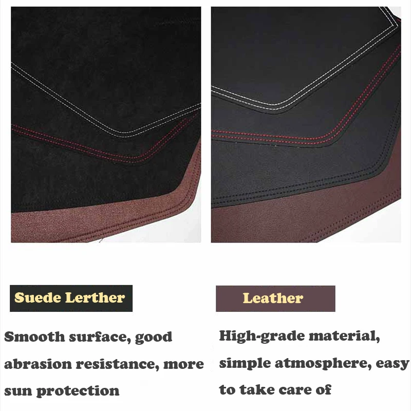 For Toyota Corolla axio altis fielder 2013 2014-2018 Leather Dashmat Dashboard Cover Sunshade Carpet Dash Mat Accessories Suede |