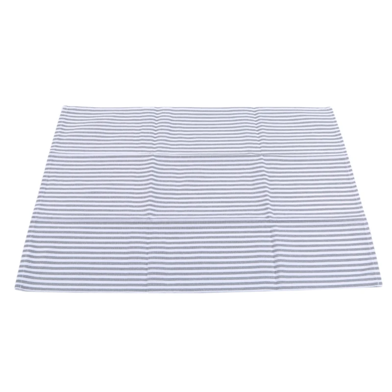 Серые и белые клетчатые полосы классические хлопчатобумажные салфетки простые