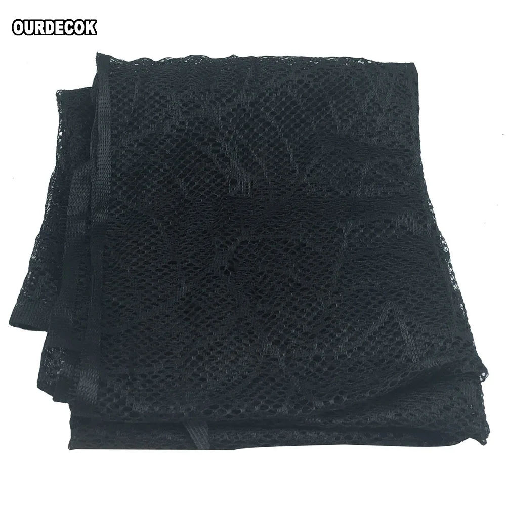 10 шт./лот Черная кружевная накидка на шарф Spiderweb для камина украшение Хэллоуина