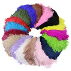 Страусиные перья, 10 шт., 15-30 см, для изготовления ювелирных изделий, свадебный аксессуар, украшение для вечерние, натуральный страусиный шлейф