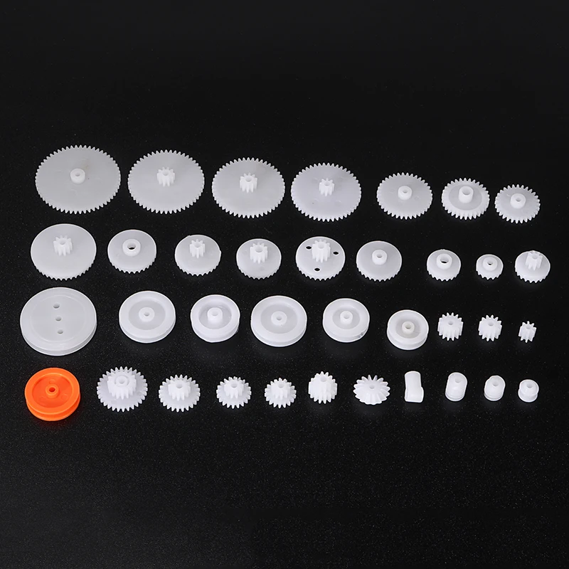 64 вида пластиковые шестерни пластиковый вал один двойной слой Корона червячный