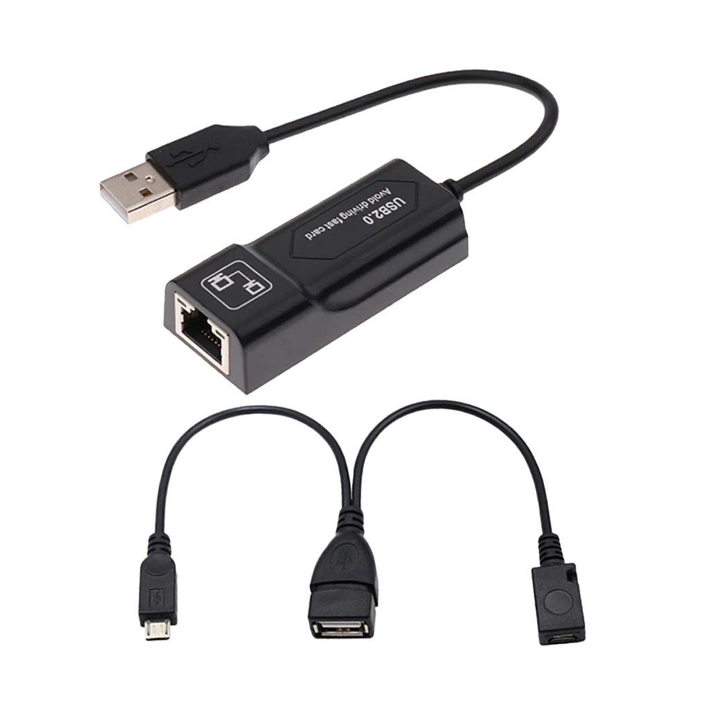 Ethernet Adapter and USB to Micro Cable for Media Streaming Devices - Fire Sticks 2nd TV 3rd Generation | Компьютеры и офис