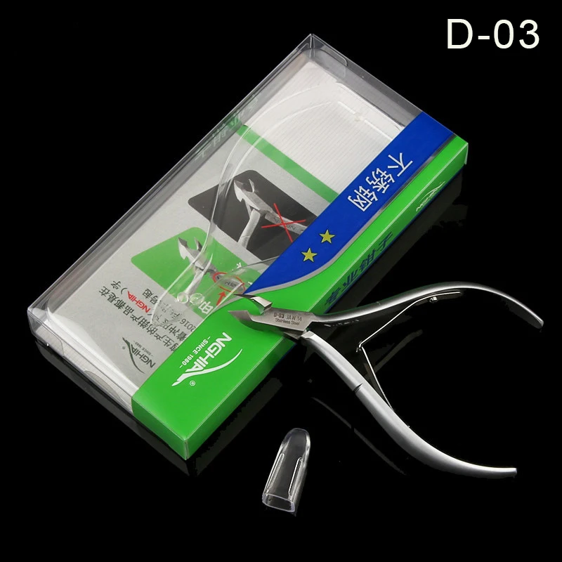 NGHIA ножницы для кутикулы из нержавеющей стали инструмент стрижки с золотыми