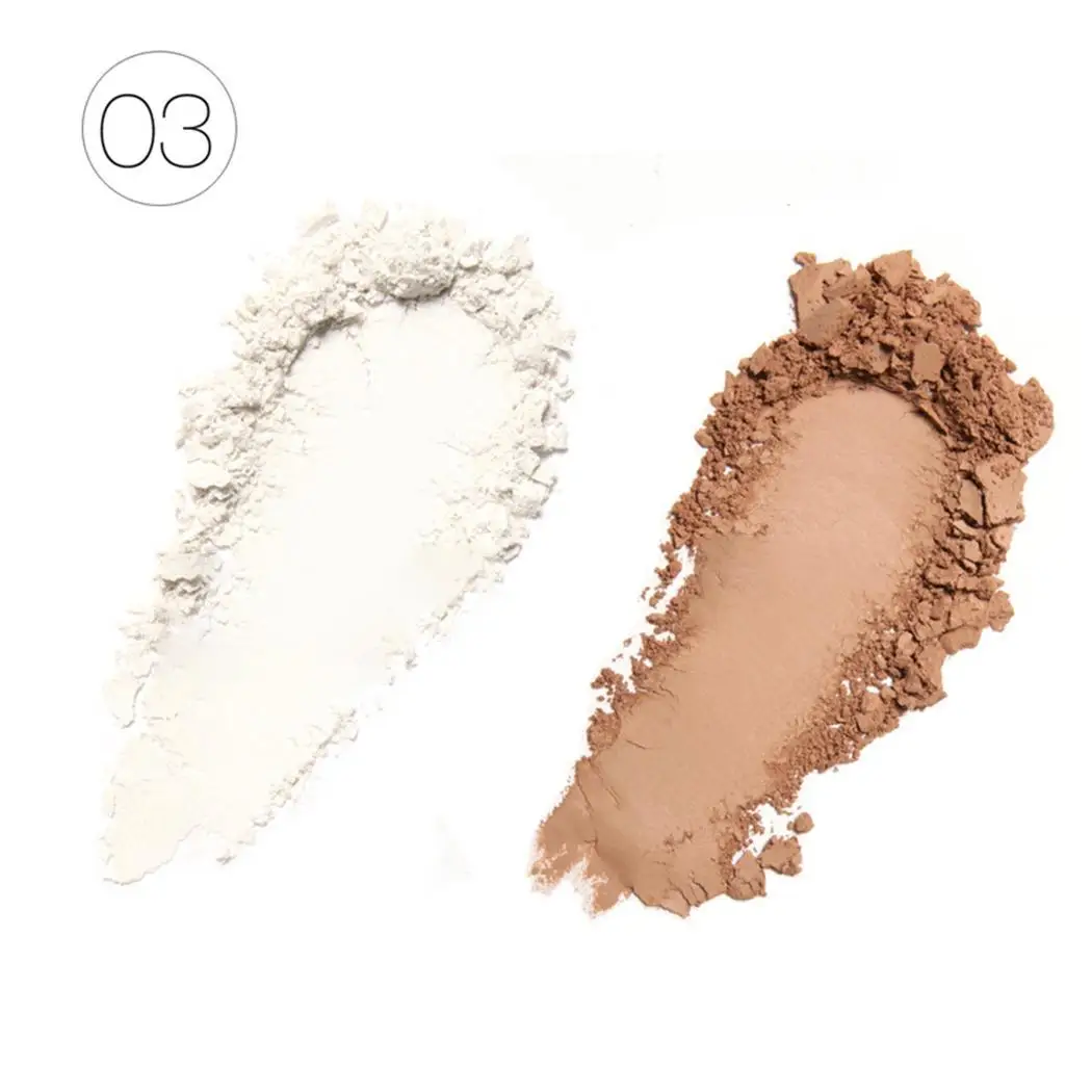 Женский макияж двойной цвет лица Контур матовый и 8 4 г светящийся прессованный