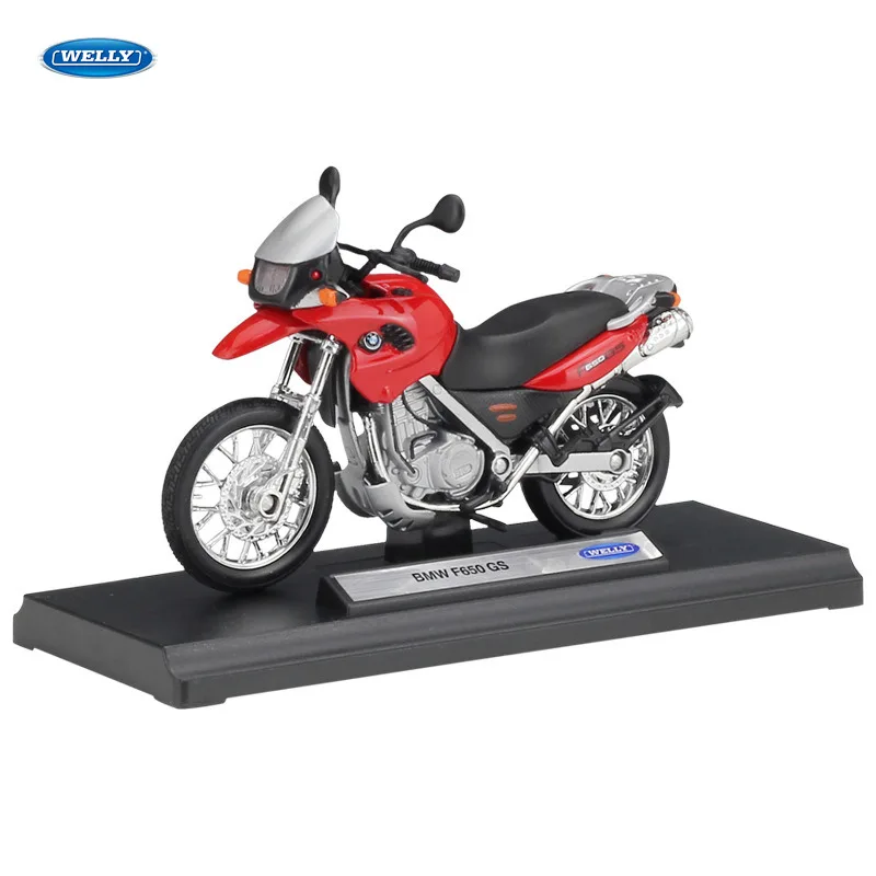 WELLY 1:18 BMW F650GS литой под давлением сплав модель мотоцикла игрушка для детей подарок